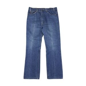 Vtg 70s Levi's 517 Orange Tab Bootcut Jeans Men's 34.5x29.5 USA Made Denim